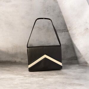 Elegant Black and Cream Women's Bag